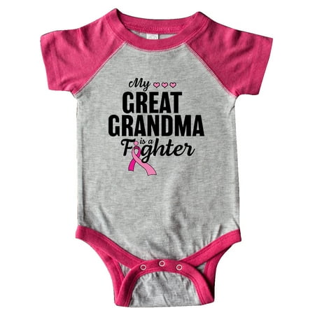 Inktastic Breast Cancer Awareness My Great Grandma is a Fighter Gift Baby Boy or Baby Girl Bodysuit
Inktastic Breast Cancer Awareness My Great Grandma is a Fighter Gift Baby Boy or Baby Girl Bodysuit