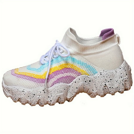XTMPMY Lightweight Breathable Mid-Top Net Walking Shoes - Comfortable Lace-Up Sneakers featuring Flannel Insole and Rubber Sole designed for Casual Running and Daily Wear
XTMPMY Lightweight Breathable Mid-Top Net Walking Shoes - Comfortable Lace-Up Sneakers featuring Flannel Insole and Rubber Sole designed for Casual Running and Daily Wear