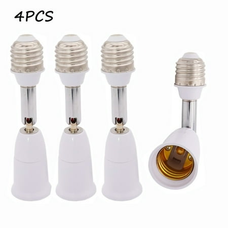 JUNWELL 4-Pack E27 to E27 Socket Extender (14CM/5.6 Inch Extension) Standard Medium E27 Base 165℃ Heat-resistant Maximum Wattage 200W No Fire Hazard and 180 Degree Bendable Light Bulb Extender
JUNWELL 4-Pack E27 to E27 Socket Extender (14CM/5.6 Inch Extension) Standard Medium E27 Base 165℃ Heat-resistant Maximum Wattage 200W No Fire Hazard and 180 Degree Bendable Light Bulb Extender