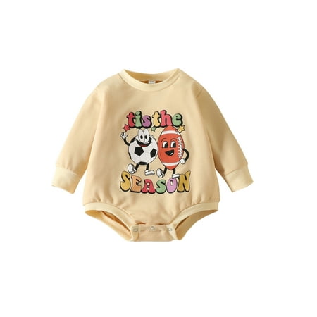 Bagilaanoe Newborn Baby Girl Boy Oversized Rompers Letter Rugby Print Long Sleeve Bodysuits 6M 12M 18M 24M Infant Casual One Piece Short Jumpsuit
Bagilaanoe Newborn Baby Girl Boy Oversized Rompers Letter Rugby Print Long Sleeve Bodysuits 6M 12M 18M 24M Infant Casual One Piece Short Jumpsuit