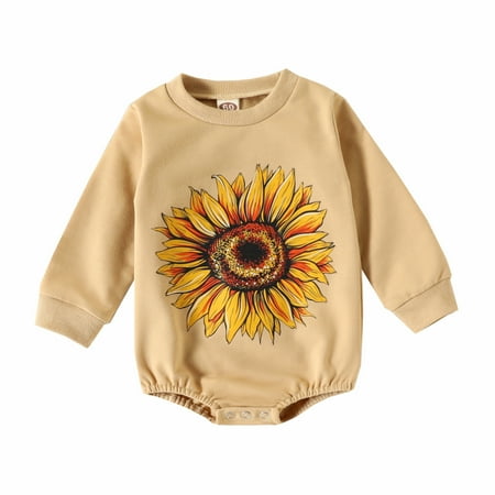 Zrbywb Baby Boy Girl Clothes Baby Unisex Cotton Print Sunflower Autumn Long Sleeve Romper Bodysuit Clothes
Zrbywb Baby Boy Girl Clothes Baby Unisex Cotton Print Sunflower Autumn Long Sleeve Romper Bodysuit Clothes