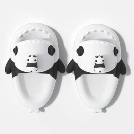 CoCopeanut Fashion Panda Print Shark Slippers Summer Man Women Couple Thick Bottom Bathing Home Slides Indoor Outdoor Beach Flip Flops
CoCopeanut Fashion Panda Print Shark Slippers Summer Man Women Couple Thick Bottom Bathing Home Slides Indoor Outdoor Beach Flip Flops