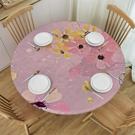 Tllo0ord Cute Bee Pink Cherry Blossom Fitted Round Tablecloth Waterproof Table Cloth with Elastic Edge Wipe Clean Table Cover for Indoor Outdoor 31-35
Tllo0ord Cute Bee Pink Cherry Blossom Fitted Round Tablecloth Waterproof Table Cloth with Elastic Edge Wipe Clean Table Cover for Indoor Outdoor 31-35