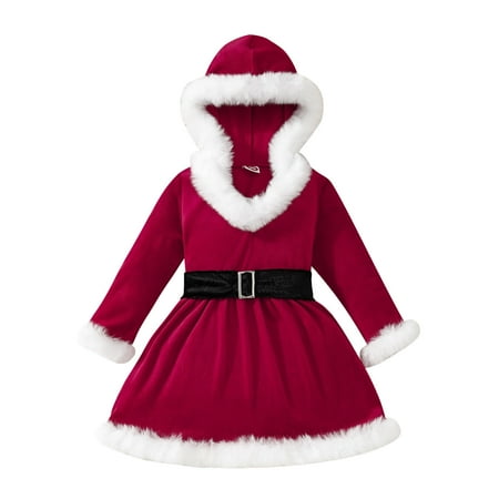 Girls Fashion Dresses Toddler Baby Kids Girls Suit Christmas Long Sleeves Hooded Belt Princess Dress Outfits
Girls Fashion Dresses Toddler Baby Kids Girls Suit Christmas Long Sleeves Hooded Belt Princess Dress Outfits