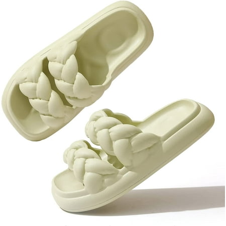 Women s Square Open Toe Cloud Slides Braided Double Strap Platform Slippers Slip on Cute Pillow Flat Sandals for Summer
Women s Square Open Toe Cloud Slides Braided Double Strap Platform Slippers Slip on Cute Pillow Flat Sandals for Summer