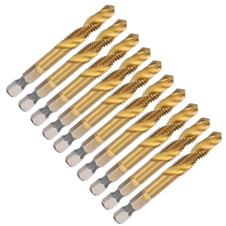 Higoodz 10pcs M8 HSS Screw Tap Kit High Speed Steel 6.8mm Drill Bits Hex Shank Tapping Tools Thread Tap Screw Tap
Higoodz 10pcs M8 HSS Screw Tap Kit High Speed Steel 6.8mm Drill Bits Hex Shank Tapping Tools Thread Tap Screw Tap