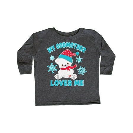 Inktastic Polar Bear My Godmother Loves Me in Santa Hat Gift Toddler Boy or Toddler Girl Long Sleeve T-Shirt
Inktastic Polar Bear My Godmother Loves Me in Santa Hat Gift Toddler Boy or Toddler Girl Long Sleeve T-Shirt