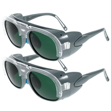 2pcs Safety Welding Glasses Polished Eyes Goggles Welding Eye Protector