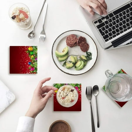 ZHANZZK Snowman Christmas Set of 4 Coaster for Drinks Absorbent Ceramic Stone Coasters Cup Mat with Cork Base for Home Kitchen Room Coffee Table Bar Decor
ZHANZZK Snowman Christmas Set of 4 Coaster for Drinks Absorbent Ceramic Stone Coasters Cup Mat with Cork Base for Home Kitchen Room Coffee Table Bar Decor