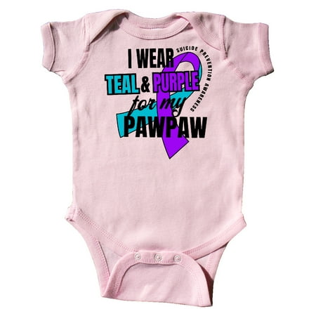 Inktastic Suicide Prevention I Wear Teal and Purple for My Pawpaw Gift Baby Boy or Baby Girl Bodysuit
Inktastic Suicide Prevention I Wear Teal and Purple for My Pawpaw Gift Baby Boy or Baby Girl Bodysuit