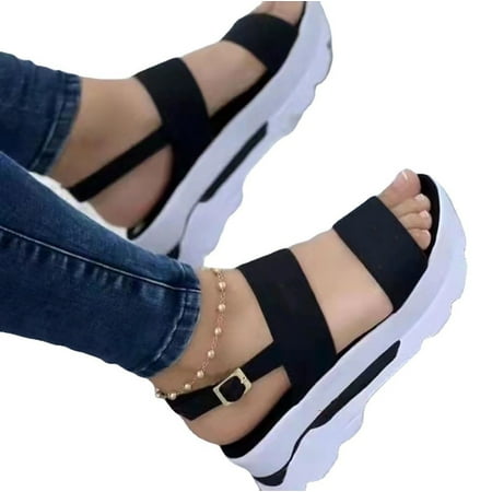 lizyue 1 Pair Women Sandals High Heels Faux Leather Platform Peep Toe Wedges Shoes Footwear
lizyue 1 Pair Women Sandals High Heels Faux Leather Platform Peep Toe Wedges Shoes Footwear