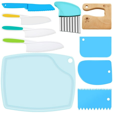 MORIMA 10pcs Cute Wooden Kids Kitchen Cutter Set Safe Plastic Toddler Kitchen Cutter Set Include Cutting Board and Potato Sli
MORIMA 10pcs Cute Wooden Kids Kitchen Cutter Set Safe Plastic Toddler Kitchen Cutter Set Include Cutting Board and Potato Sli