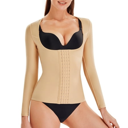 Junlan Women Post Surgical Waist Trainer Corset Tummy Control Shapewear Upper Arm Shaper Slimmer Compression Tops(Black S)
Junlan Women Post Surgical Waist Trainer Corset Tummy Control Shapewear Upper Arm Shaper Slimmer Compression Tops(Black S)