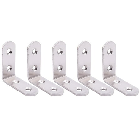 5 Pcs 50mm x 50mm Right Angle Metal Corner Bracket