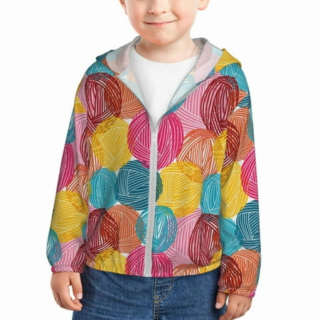 Lukts Colorful Wool Balls Print Children s Long-Sleeved Sun Protection Clothing Hooded Sweatshirts for Boys and Girls Outdoor Sports-2 Years
Lukts Colorful Wool Balls Print Children s Long-Sleeved Sun Protection Clothing Hooded Sweatshirts for Boys and Girls Outdoor Sports-2 Years