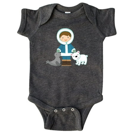 Inktastic Eskimo Boy Cute Alaska Gift Baby Boy Bodysuit