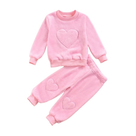 Peyakidsaa Toddler Baby Girl Warm Fleece Sweatshirt Long Sleeve Tops Pants Tracksuit Outfits Set
Peyakidsaa Toddler Baby Girl Warm Fleece Sweatshirt Long Sleeve Tops Pants Tracksuit Outfits Set