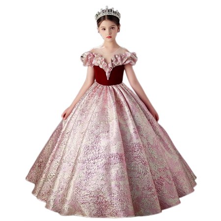 Somenie Infant Little Girls Princess Skirt Dress for Birthday Party Silk Performance Costume Size 4 T
Somenie Infant Little Girls Princess Skirt Dress for Birthday Party Silk Performance Costume Size 4 T