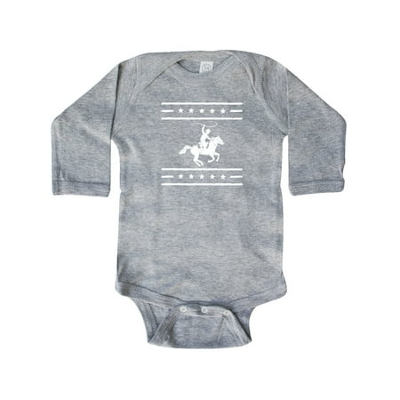 Inktastic Cowboy Silhouette Team Roping Rodeo Gift Baby Boy or Baby Girl Long Sleeve Bodysuit
Inktastic Cowboy Silhouette Team Roping Rodeo Gift Baby Boy or Baby Girl Long Sleeve Bodysuit