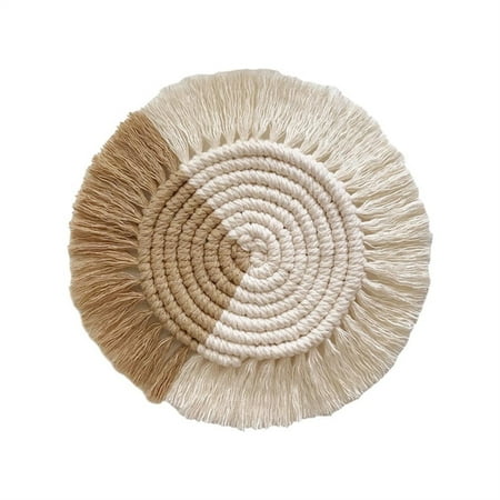 Cotton Woven Coaster with Tassel Table Decor Bohemian Braided Coaster for Mugs and Cups
Cotton Woven Coaster with Tassel Table Decor Bohemian Braided Coaster for Mugs and Cups