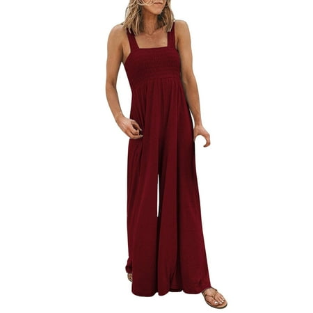 Qufokar Womens Silky Pajamas Pin Up Jumpsuit Long Strap Playsuit Women Jumpsuit Solid Romper Elastic Bust Casual Pocket Women S Jumpsuit
Qufokar Womens Silky Pajamas Pin Up Jumpsuit Long Strap Playsuit Women Jumpsuit Solid Romper Elastic Bust Casual Pocket Women S Jumpsuit