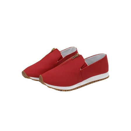 Lacyhop Womens Sneakers Comfort Flats Slip On Casual Shoes Work Breathable Walking Shoe Fashion Non-Slip Red 7
Lacyhop Womens Sneakers Comfort Flats Slip On Casual Shoes Work Breathable Walking Shoe Fashion Non-Slip Red 7