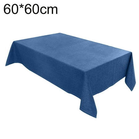 Yesbay Rectangular Linen Anti-scalding Waterproof Tablecloth Dustproof Table Cover Dark Blue 60x60cm
Yesbay Rectangular Linen Anti-scalding Waterproof Tablecloth Dustproof Table Cover Dark Blue 60x60cm