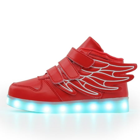 Girls Casual LED Rechargeable USB Sneakers Colorful Glitter Wing Design Shoes For Outdoor Sports
Girls Casual LED Rechargeable USB Sneakers Colorful Glitter Wing Design Shoes For Outdoor Sports
