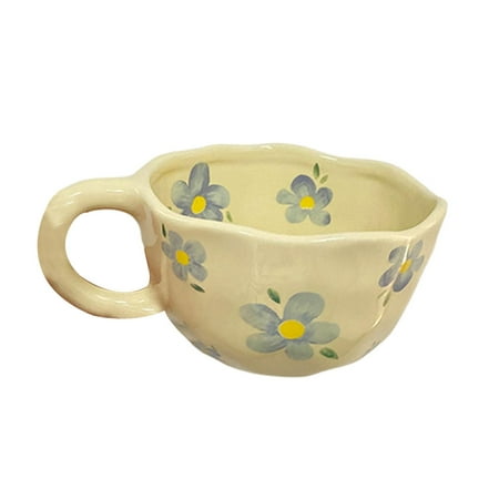 Coffee Mug with Flower Ceramic Coffee Mugs Durable Drinking Utensils Reusable Comfortable Grip Tea Cup Drinkware for Party Wedding
Coffee Mug with Flower Ceramic Coffee Mugs Durable Drinking Utensils Reusable Comfortable Grip Tea Cup Drinkware for Party Wedding
