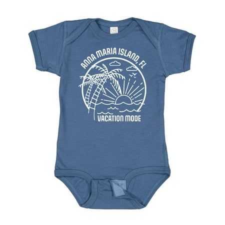 

Inktastic Summer Vacation Mode Anna Maria Island Florida Gift Baby Boy or Baby Girl Bodysuit