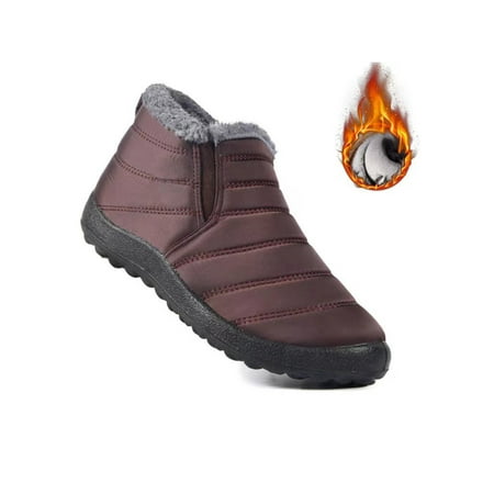 Ymiytan Mens Snow Boots Women Winter Shoes Slip On Warm Booties Outdoor Walking Casual Shoes Coffee 9.5
Ymiytan Mens Snow Boots Women Winter Shoes Slip On Warm Booties Outdoor Walking Casual Shoes Coffee 9.5