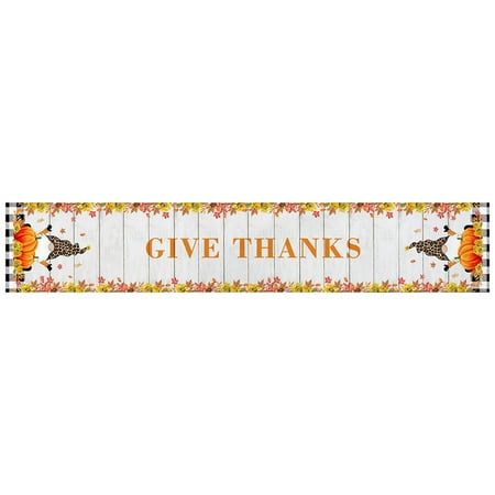 AOOOWER Thanksgiving Table Runner Autumn Harvest Gnome Table Flag Tablecloth Farmhouse Placemat for Dining Table
AOOOWER Thanksgiving Table Runner Autumn Harvest Gnome Table Flag Tablecloth Farmhouse Placemat for Dining Table