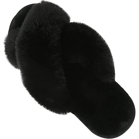 DanceeMangoo Women s Cross Band Slippers Soft Warm Breathable Plush Fleece House Indoor or Outdoor Sandels
DanceeMangoo Women s Cross Band Slippers Soft Warm Breathable Plush Fleece House Indoor or Outdoor Sandels
