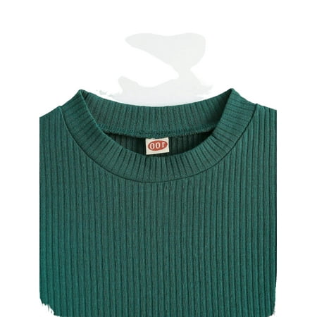 Cute Plain Stand Collar Long Sleeve Dark Green Toddler Girls Two-piece Outfits (Girl s)
Cute Plain Stand Collar Long Sleeve Dark Green Toddler Girls Two-piece Outfits (Girl s)