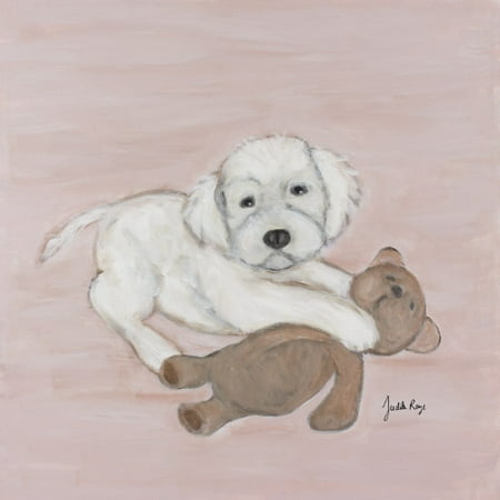 Judith Raye Paintings LLC Puppy Liam's Bear Wall D cor