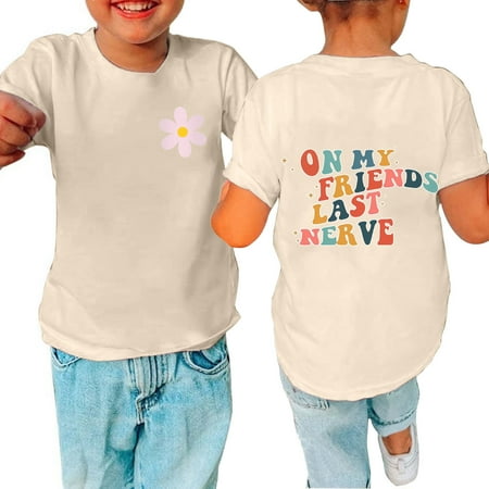 YANHAIGONG Summer Baby Tops Clearance Toddler Baby Boys Girl Comfortable Solid Color Print Short Sleeve Cotton T-shirt Top 3-14 Years
YANHAIGONG Summer Baby Tops Clearance Toddler Baby Boys Girl Comfortable Solid Color Print Short Sleeve Cotton T-shirt Top 3-14 Years