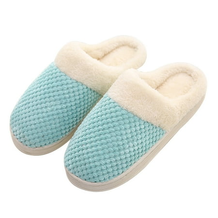 Unisex Comfort Warm Slippers Non-Slip Fuzzy Plush Lining Slip-on Clog House Shoes for Indoor Outdoor Use Size 36-37(Sky Blue)
Unisex Comfort Warm Slippers Non-Slip Fuzzy Plush Lining Slip-on Clog House Shoes for Indoor Outdoor Use Size 36-37(Sky Blue)