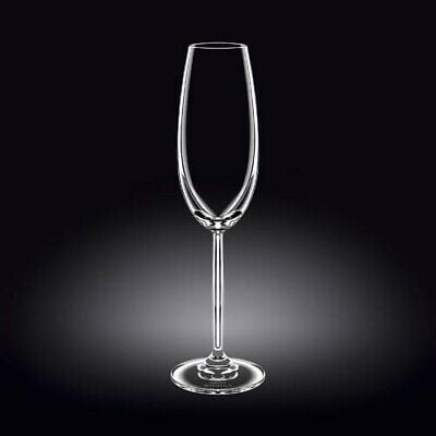 Wilmax WL-888005/2C 8 Oz Olivia Crystalline Champagne Flute 2-Piece Set