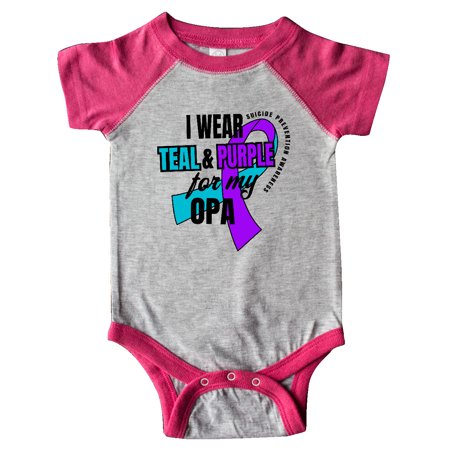 Inktastic Suicide Prevention I Wear Teal and Purple for My Opa Gift Baby Boy or Baby Girl Bodysuit
Inktastic Suicide Prevention I Wear Teal and Purple for My Opa Gift Baby Boy or Baby Girl Bodysuit