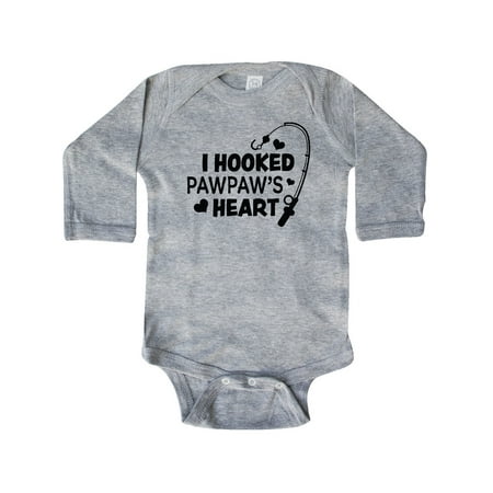 Inktastic I Hooked Pawpaw s Heart with Fishing Rod Gift Baby Boy or Baby Girl Long Sleeve Bodysuit
Inktastic I Hooked Pawpaw s Heart with Fishing Rod Gift Baby Boy or Baby Girl Long Sleeve Bodysuit