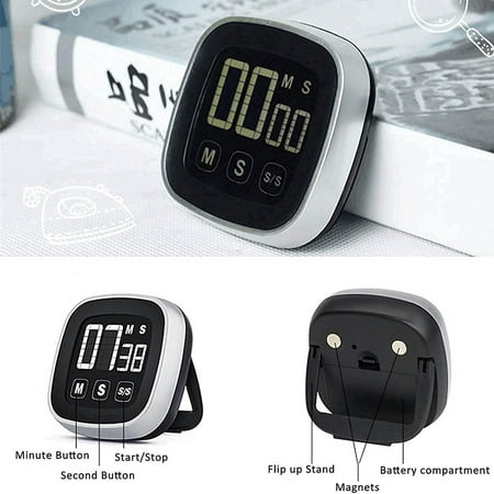 Kitchen Timer for Cooking Touchscreen LCD Classroom Timer for Kids Timer for Game Meeting Fitness
Kitchen Timer for Cooking Touchscreen LCD Classroom Timer for Kids Timer for Game Meeting Fitness