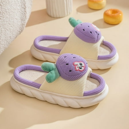 PIKADINGNIS Cartoon Cute Frog Linen Slippers For Men Thick Bottom Home Shoes Cotton Linen Couple Indoor Slippers Funny Male Home Slides
PIKADINGNIS Cartoon Cute Frog Linen Slippers For Men Thick Bottom Home Shoes Cotton Linen Couple Indoor Slippers Funny Male Home Slides