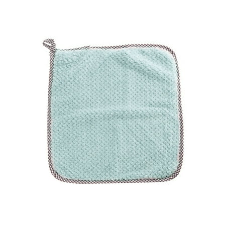 Kitchen Cloth Dish Towels with Lanyard Square Shape Washable Commodity Dish Towel for Household Dishwashing Blue
Kitchen Cloth Dish Towels with Lanyard Square Shape Washable Commodity Dish Towel for Household Dishwashing Blue