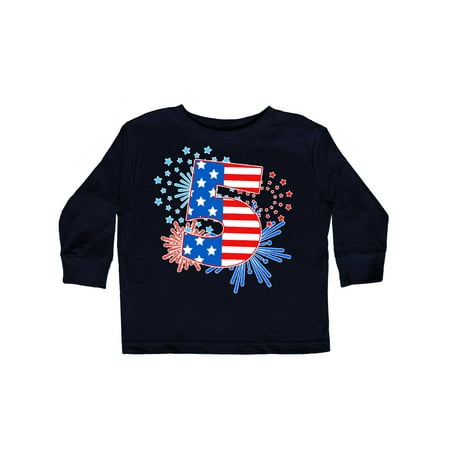 Inktastic Fifth Birthday- Fourth of July fireworks Gift Toddler Boy or Toddler Girl Long Sleeve T-Shirt
Inktastic Fifth Birthday- Fourth of July fireworks Gift Toddler Boy or Toddler Girl Long Sleeve T-Shirt