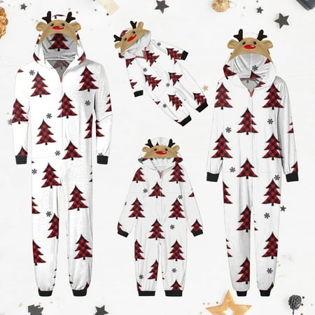 Family Christmas Pjs Matching Sets Jumpsuit Onesie with Hood Christmas Pajamas for Family Holiday Xmas Sleepwear
Family Christmas Pjs Matching Sets Jumpsuit Onesie with Hood Christmas Pajamas for Family Holiday Xmas Sleepwear