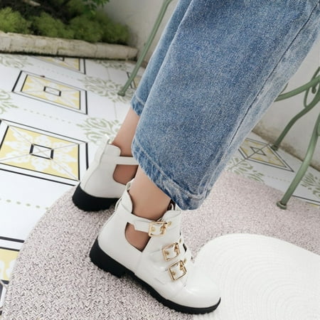 Tejiojio Fall Clearance Women s Fashion Trend Wild Belt Buckle Patent Leather Flat Heel Boots
Tejiojio Fall Clearance Women s Fashion Trend Wild Belt Buckle Patent Leather Flat Heel Boots