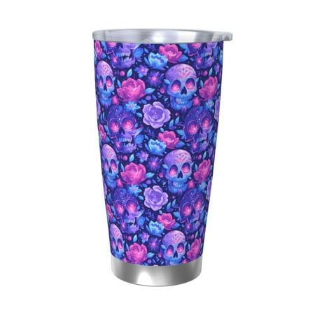 Tideii blue Skull purple flower1 for 20OZ Car Cup Stainless Steel Cold and Hot Cup with Lid Suitable for Outdoor and Home Unisex-Without Straw
Tideii blue Skull purple flower1 for 20OZ Car Cup Stainless Steel Cold and Hot Cup with Lid Suitable for Outdoor and Home Unisex-Without Straw