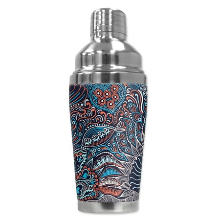 Mugzie brand 16-Ounce Cocktail Shaker with Insulated Wetsuit Cover - Abstract Fishes
Mugzie brand 16-Ounce Cocktail Shaker with Insulated Wetsuit Cover - Abstract Fishes