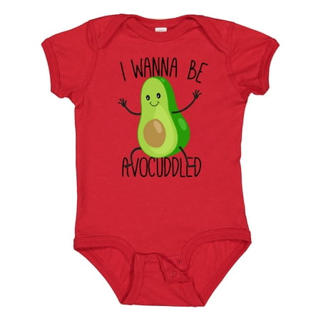 Inktastic I Wanna Be Avocuddled Gift Baby Boy or Baby Girl Bodysuit