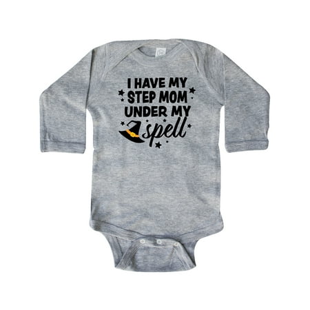 Inktastic I Have My Step Mom Under My Spell with Cute Witch Hat Gift Baby Boy or Baby Girl Long Sleeve Bodysuit
Inktastic I Have My Step Mom Under My Spell with Cute Witch Hat Gift Baby Boy or Baby Girl Long Sleeve Bodysuit